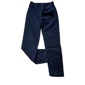 GRLFRND Women's Devon Boyfriend Black Jeans Button Fly High Waist Sz 26